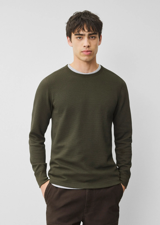 Lightweight Waffle Standard Long Sleeve