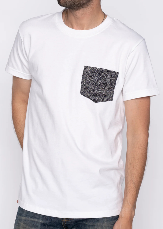 Pocket Tee - Kimono Dots