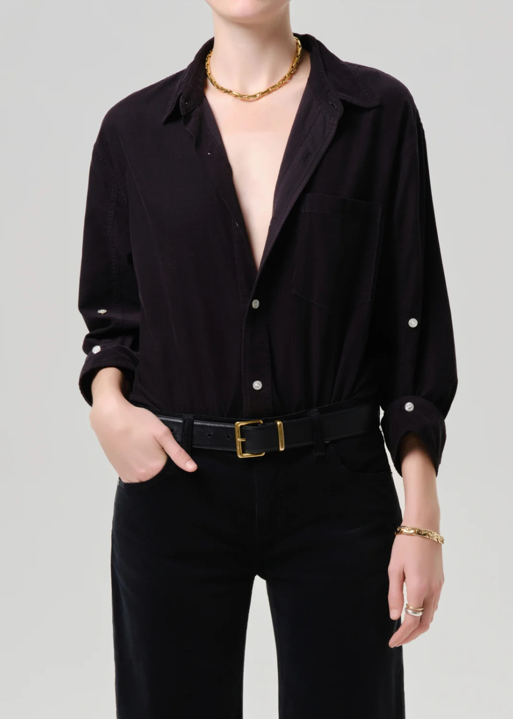 Kayla Corduroy Shirt